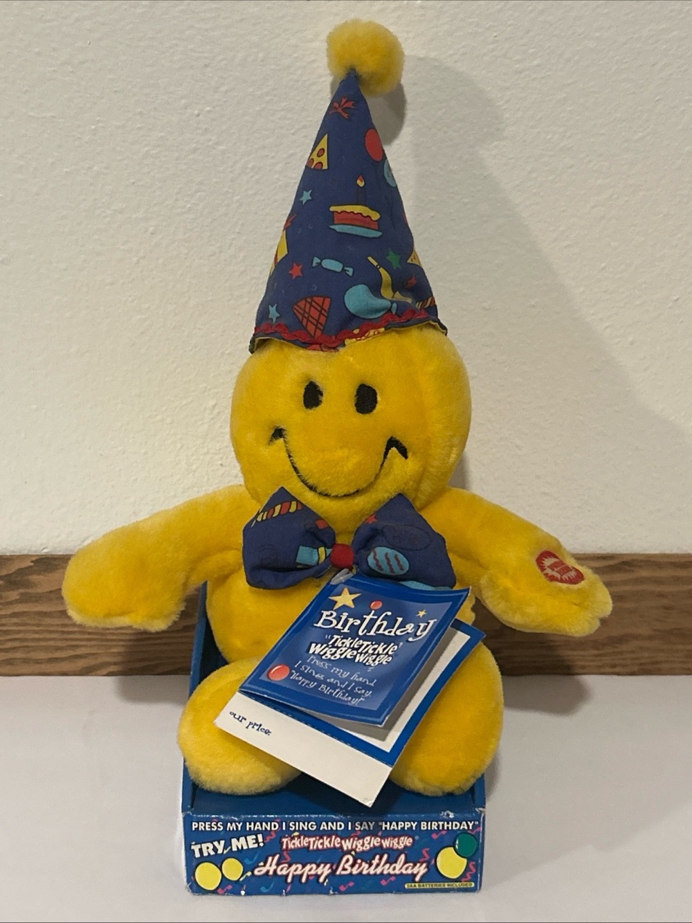 HTF Rare DAN DEE TICKLE TICKLE WIGGLE WIGGLE HAPPY BIRTHDAY ANIMATED TOY- WORKS!